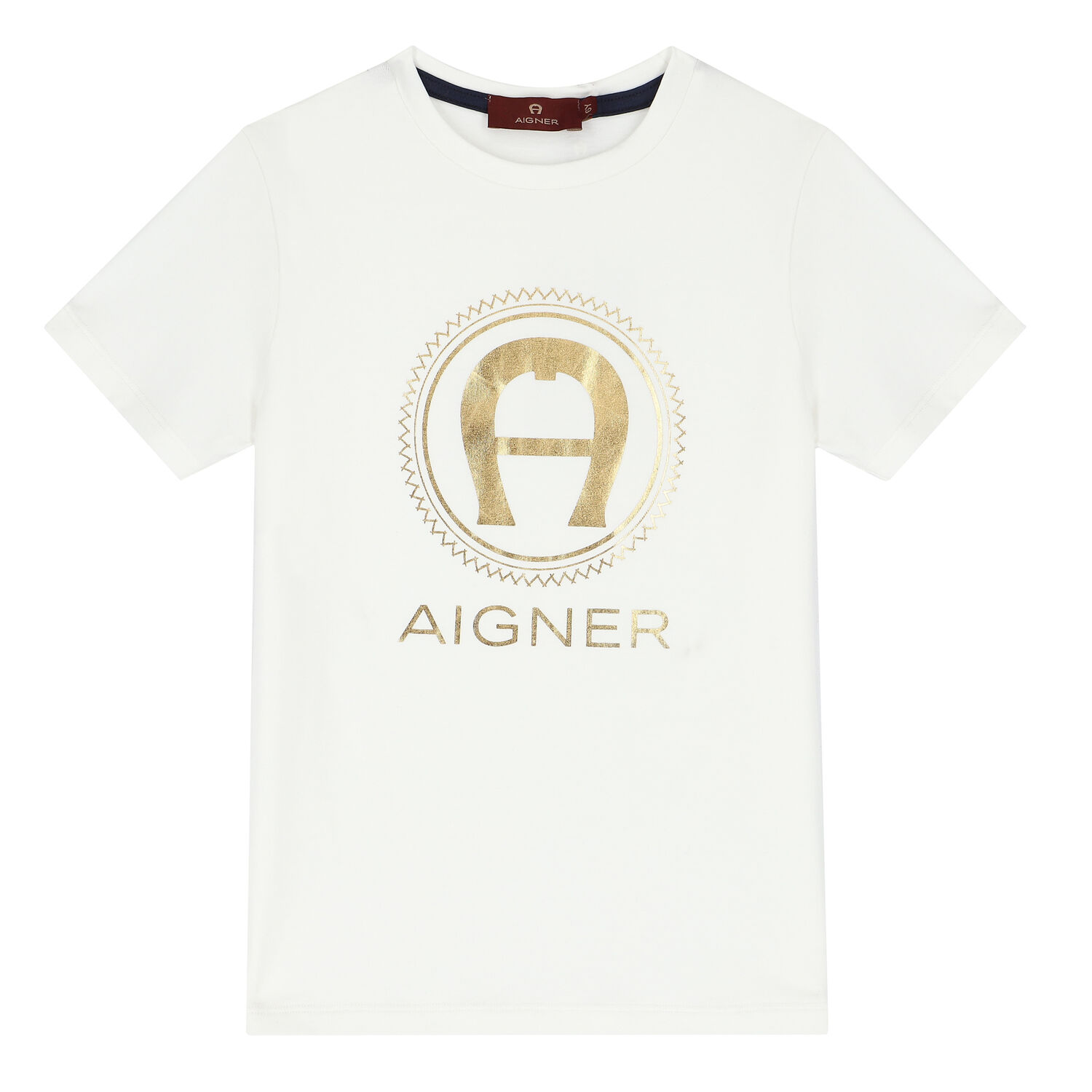 Boys Ivory & Navy Short Pyjamas, 1, hi-res