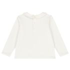 Younger Girls Ivory & Blue Denim Teddy Bear Skirt Set, 2, hi-res