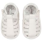 Baby Boys White Sandals, 3, hi-res