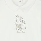 Ivory Rabbit Babygrow, 1, hi-res