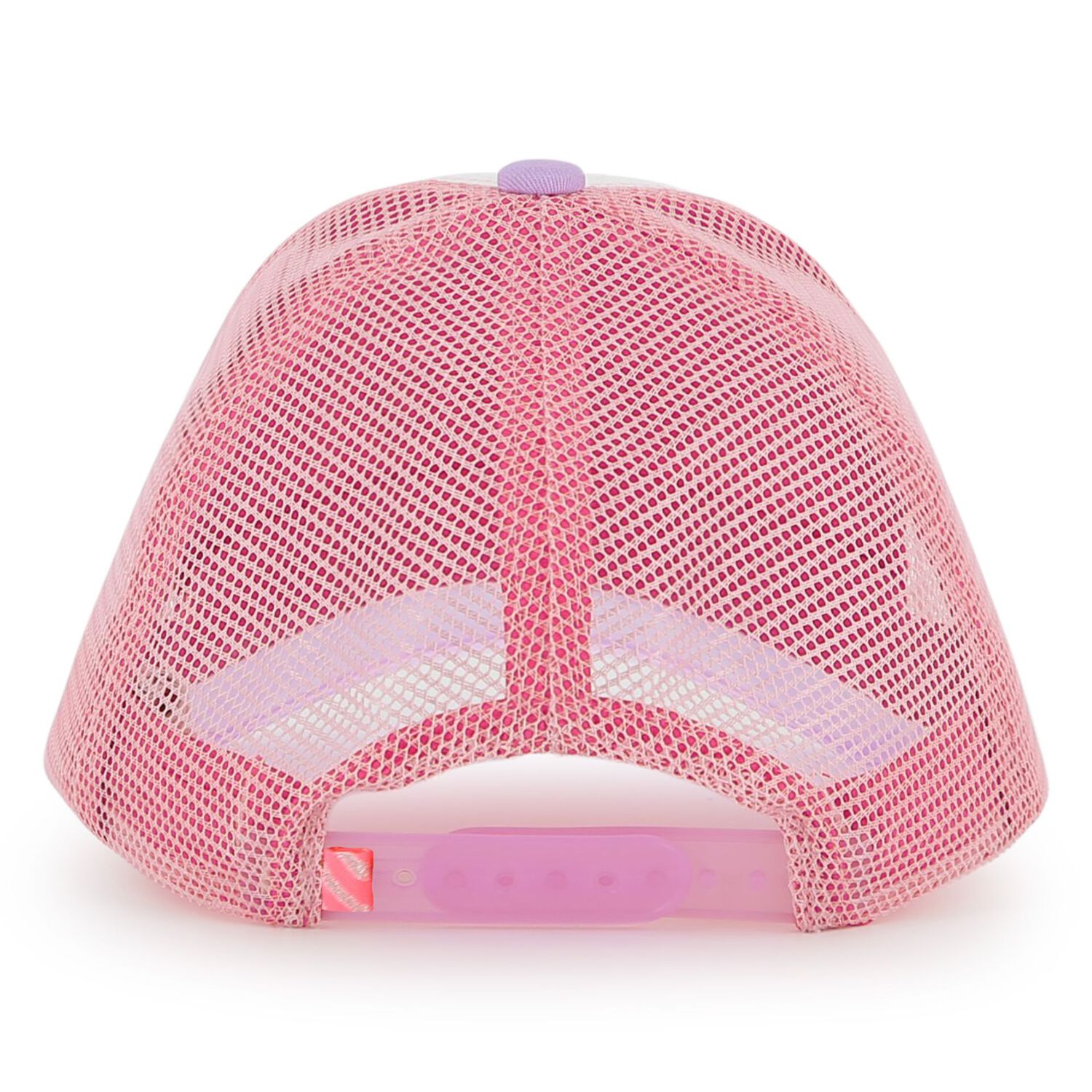 Girls White & Pink Logo Cap, 1, hi-res