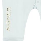 Baby Boys Blue & Gold Logo Babygrow , 2, hi-res