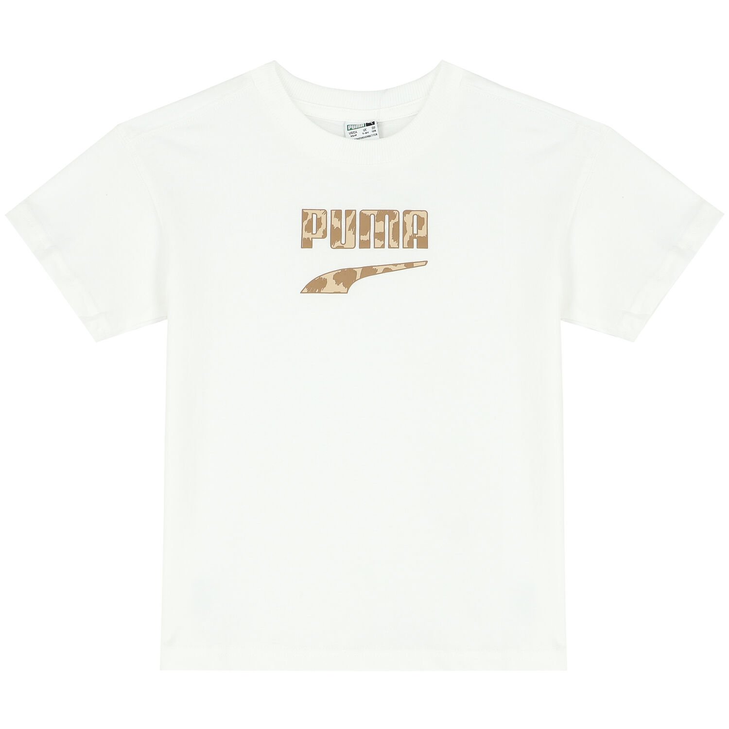 Boys White Logo T-Shirt, 1, hi-res