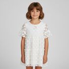 Girls Ivory Special Occasion Dress, 1, hi-res