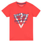 Boys Red Logo T-Shirt, 1, hi-res