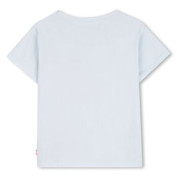 Girls Blue Catcus T-Shirt