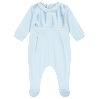 Baby Boys Blue Babygrow