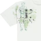 Boys Ivory Logo T-Shirt, 1, hi-res