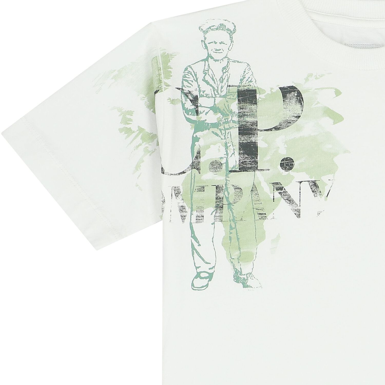Boys Ivory Logo T-Shirt, 1, hi-res