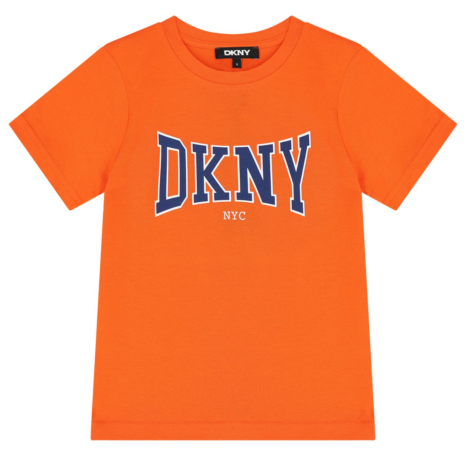 Boys Orange Logo T-Shirt, 1, hi-res