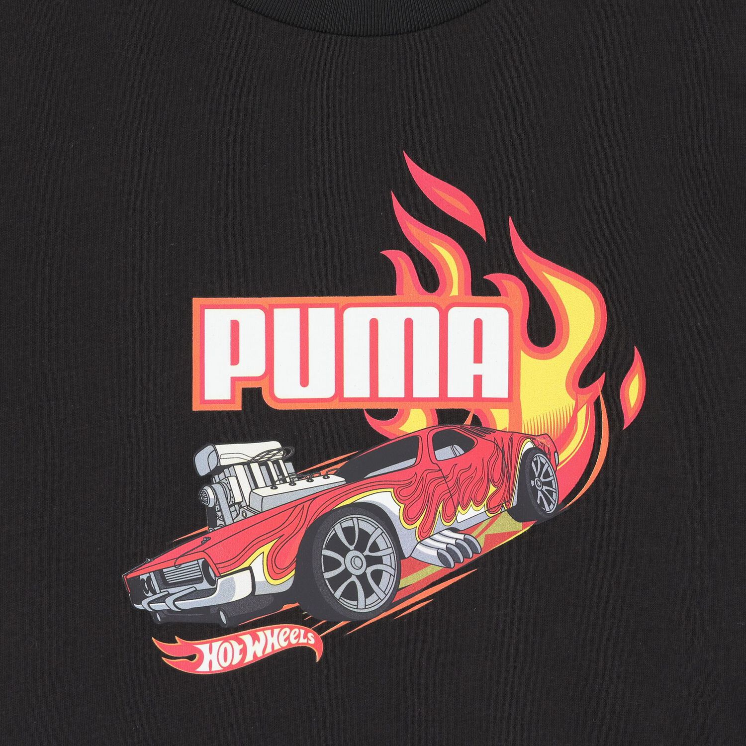 Boys Black Hot Wheels Graphic T-Shirt, 1, hi-res