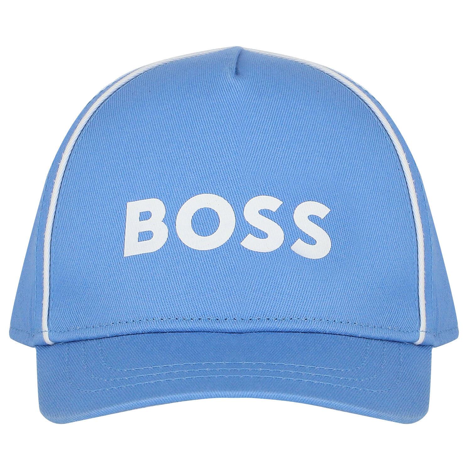 Younger Boys Blue Logo Cap, 1, hi-res