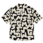 Boys Black & Ivory Logo Shirt, 1, hi-res