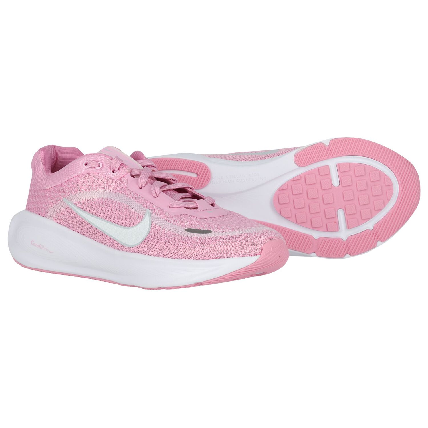 Girls Pink Logo Stellar Ride Trainers, 2, hi-res