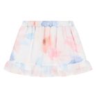 Baby Girls White & Pink Chiffon Skirt Set, 1, hi-res