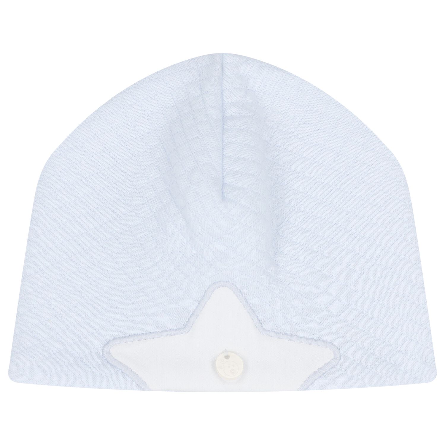 Baby Boys Blue Star Hat, 1, hi-res