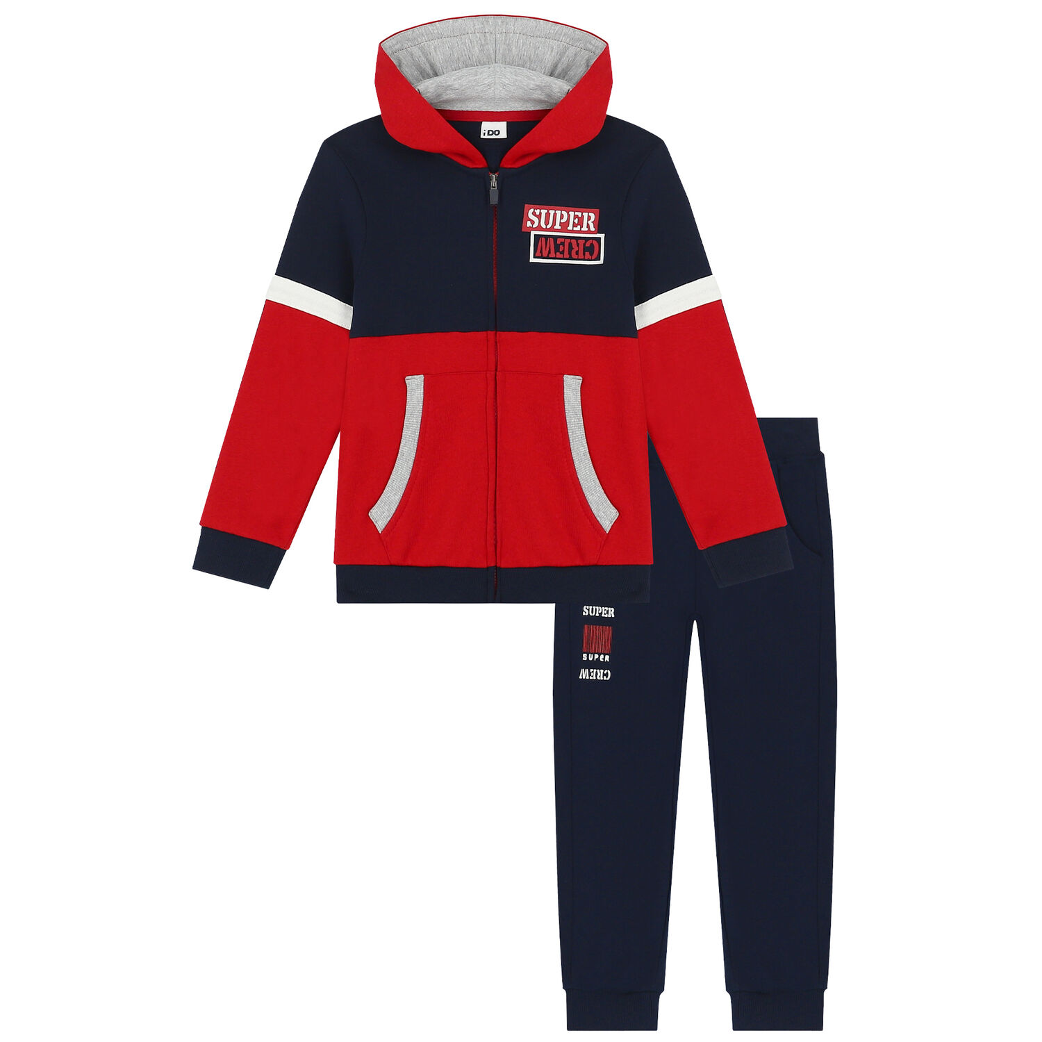 Boys Navy & Red Tracksuit, 1, hi-res image number null
