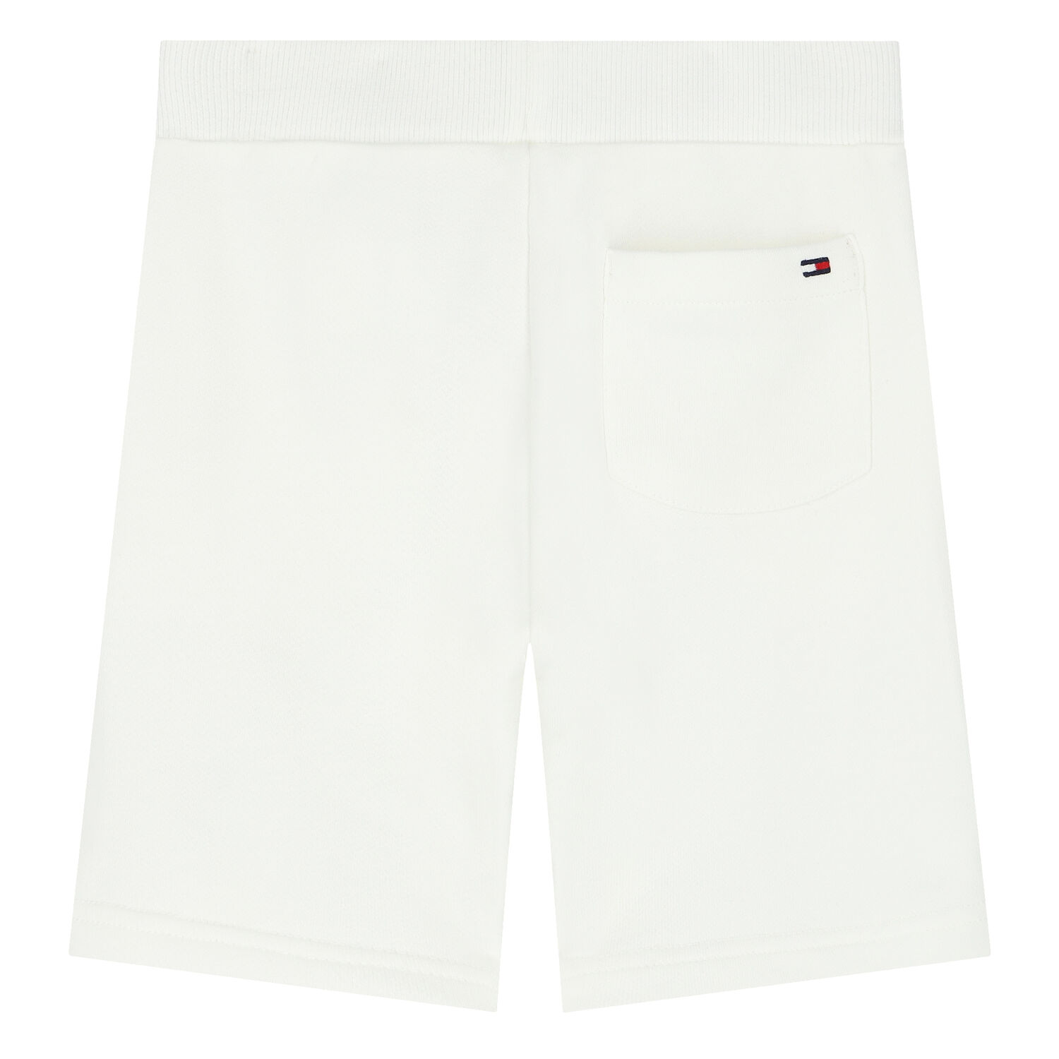 Boys White Logo Shorts, 1, hi-res