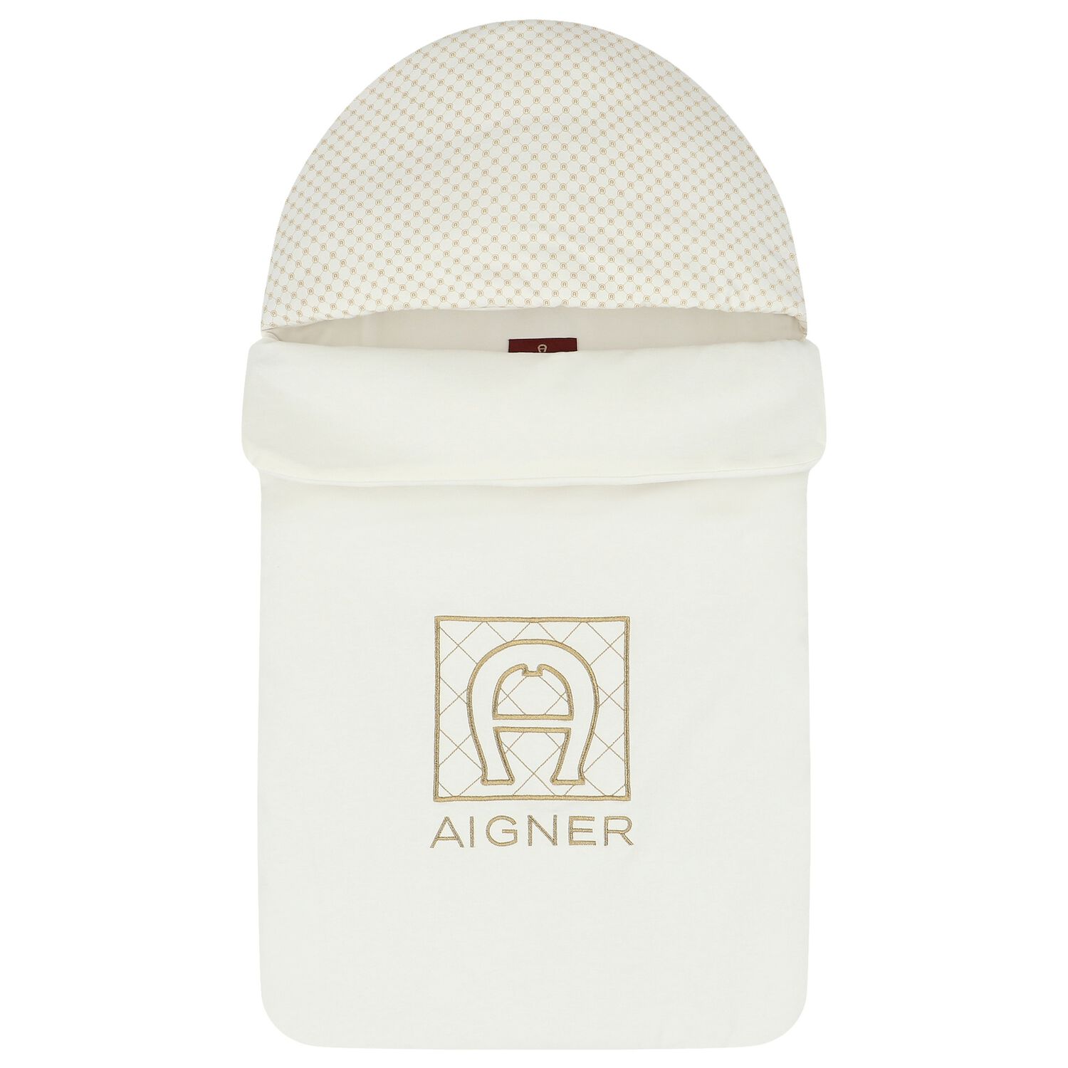 Ivory & Gold Logo Baby Nest, 3, hi-res