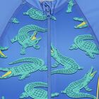 Younger Boys Blue Crocodile Sun Suit, 1, hi-res