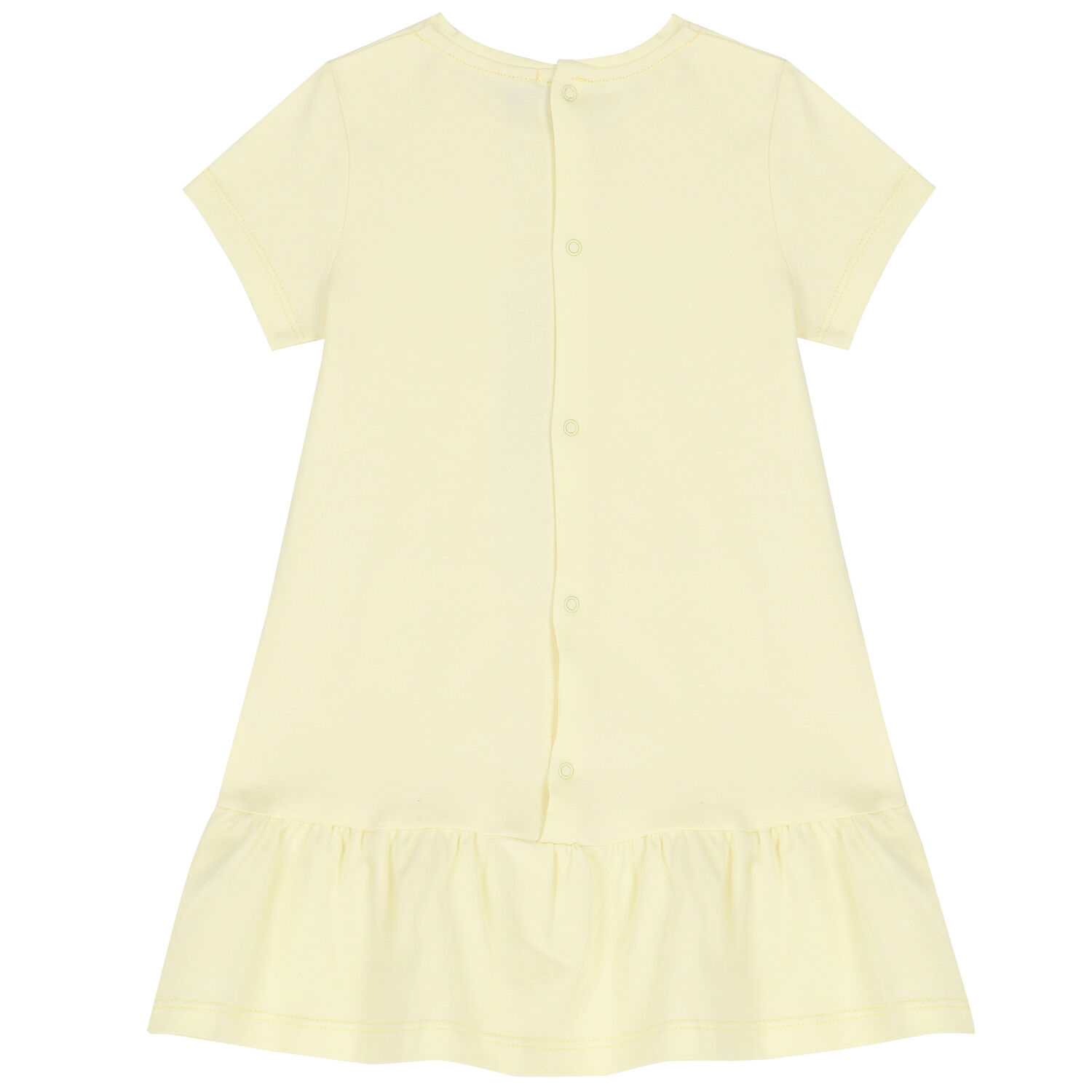 Younger Girls Yellow Logo Bag Dress, 2, hi-res