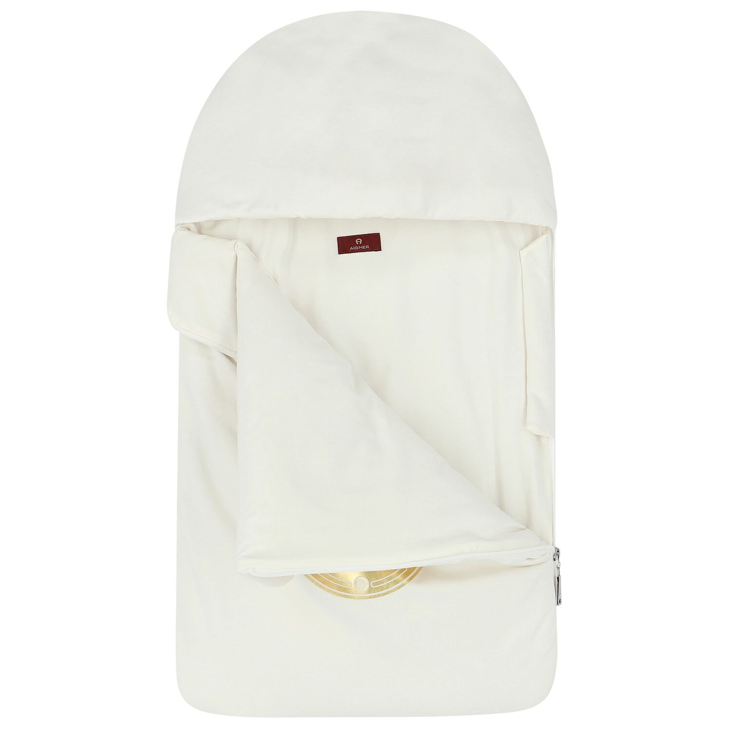 Ivory & Gold Logo Baby Nest, 1, hi-res image number null