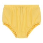 Baby Girls Yellow Logo Polo Dress Set, 1, hi-res