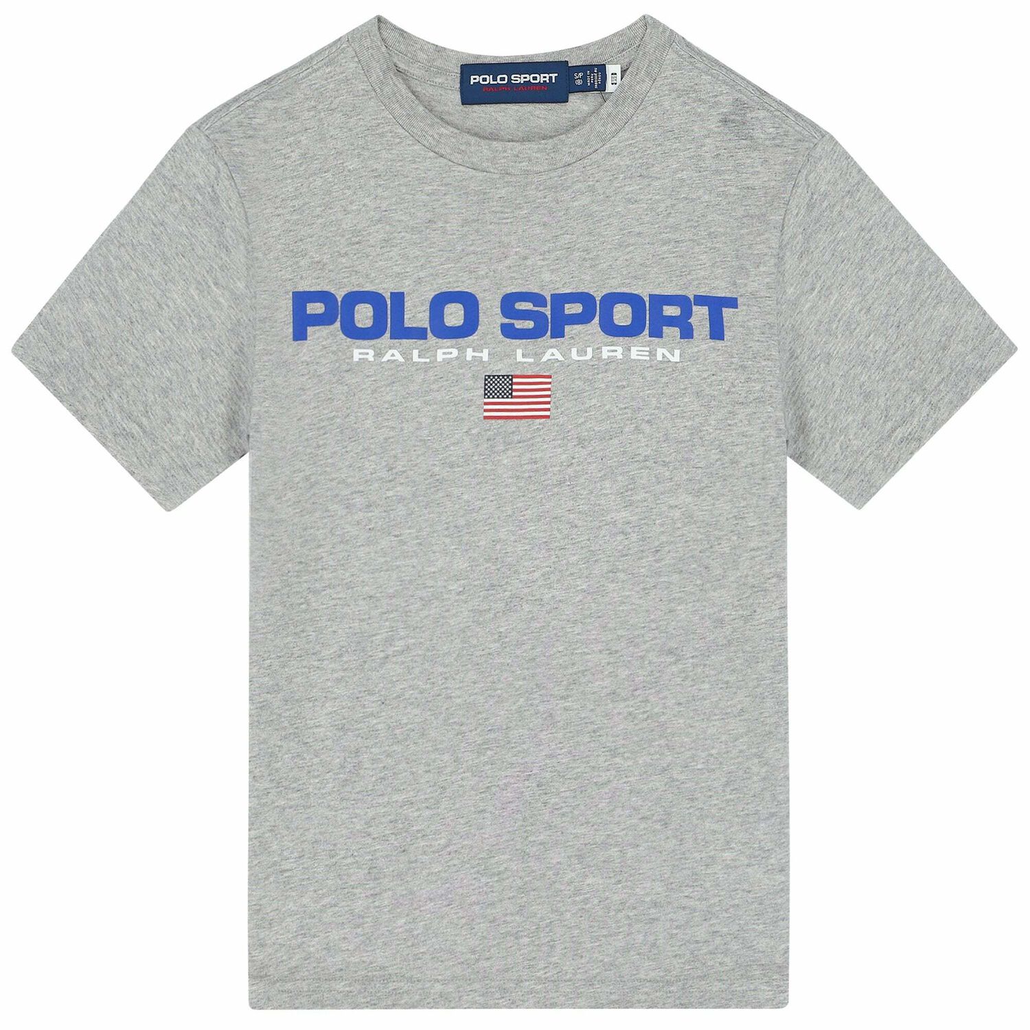 Older Boys Grey Logo T-Shirt, 3, hi-res