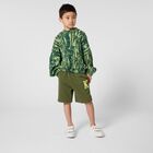 Boys Green Logo Shorts, 1, hi-res