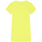 Girls Yellow Logo Dress, 1, hi-res