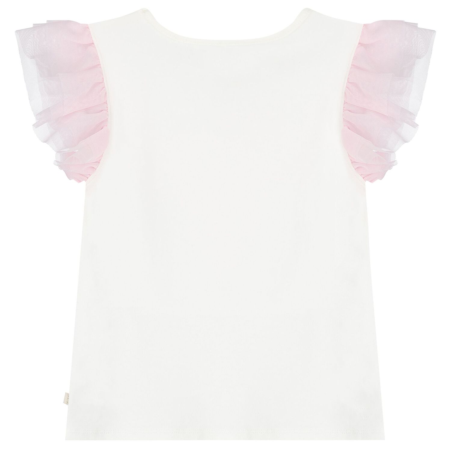 Girls White & Pink Balloon Skirt Set, 1, hi-res image number null