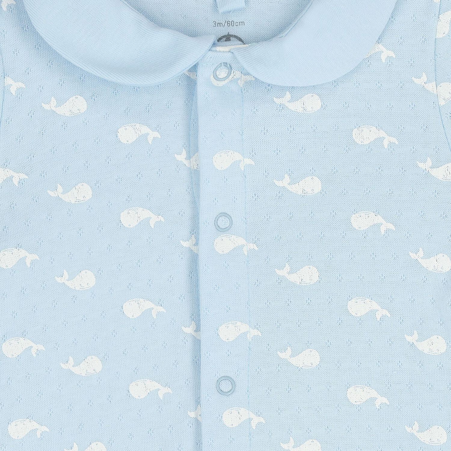 Baby Boys Blue Whale Romper Gift Set, 1, hi-res