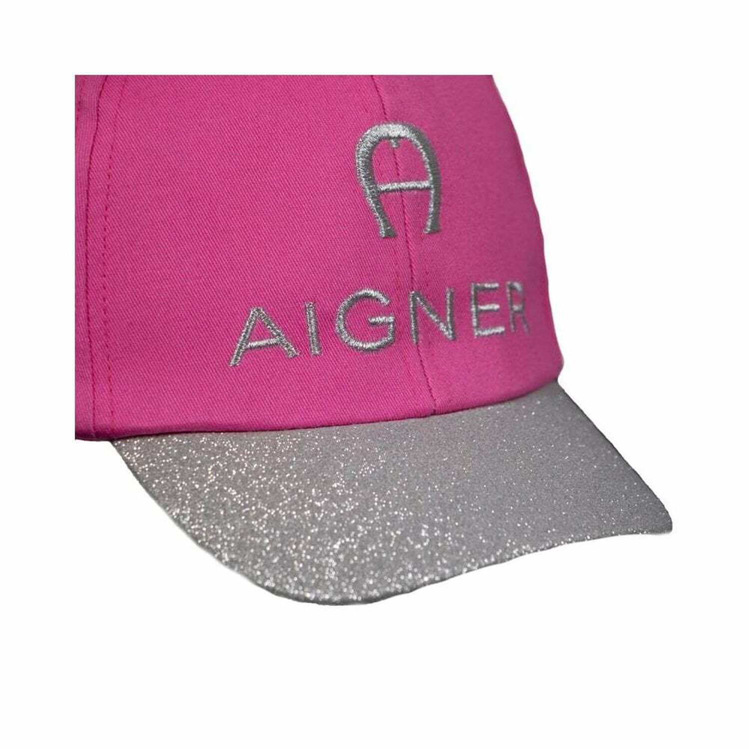 Girls Pink & Silver Cap, 1, hi-res