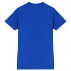 Girls Blue Logo T-Shirt Dress, 1, hi-res