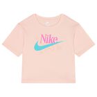 Girls Pink Logo Shorts Set, 1, hi-res