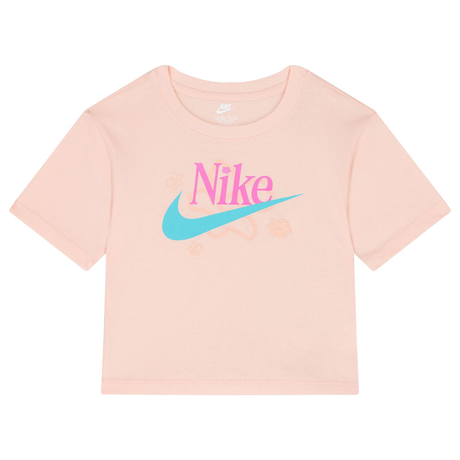 Girls Pink Logo Shorts Set, 1, hi-res