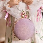 Girls Pink & Gold Ball Bag, 1, hi-res