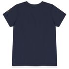 Boys Navy Blue Logo T-Shirt, 2, hi-res