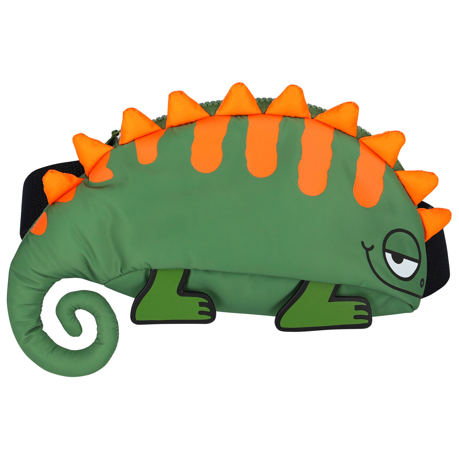 Boys Green Gecko Belt Bag, 1, hi-res
