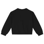 Girls Black Tracksuit, 1, hi-res