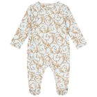 Baby Boys Blue & Gold Babygrow Gift Set (3 Piece), 1, hi-res