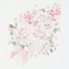 Baby Girls White Floral Blanket, 1, hi-res