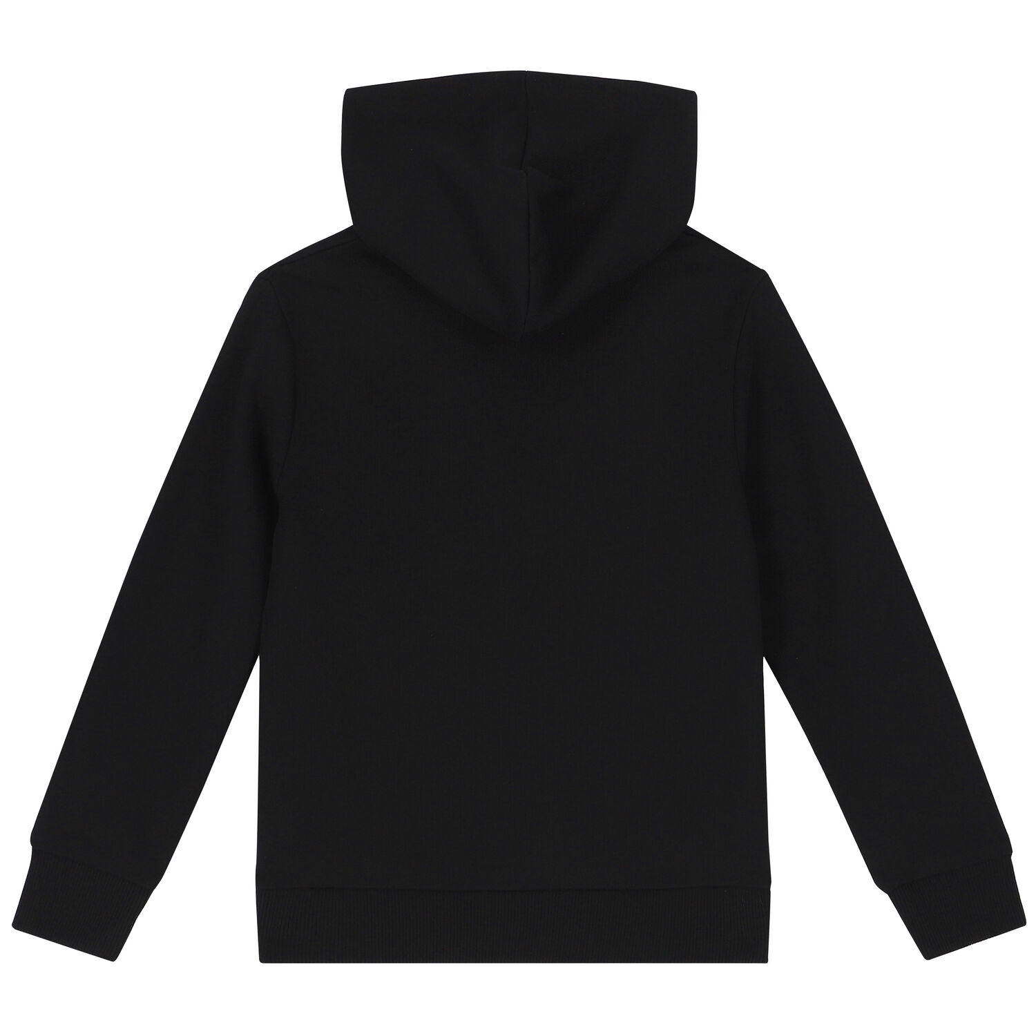 Black Logo Hooded Top, 1, hi-res