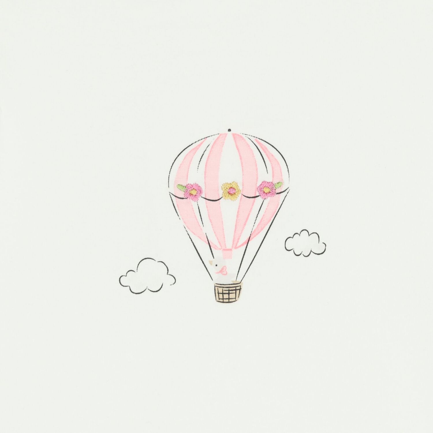 Baby Girls White & Pink Floral 3 Piece Leggings Set, 1, hi-res