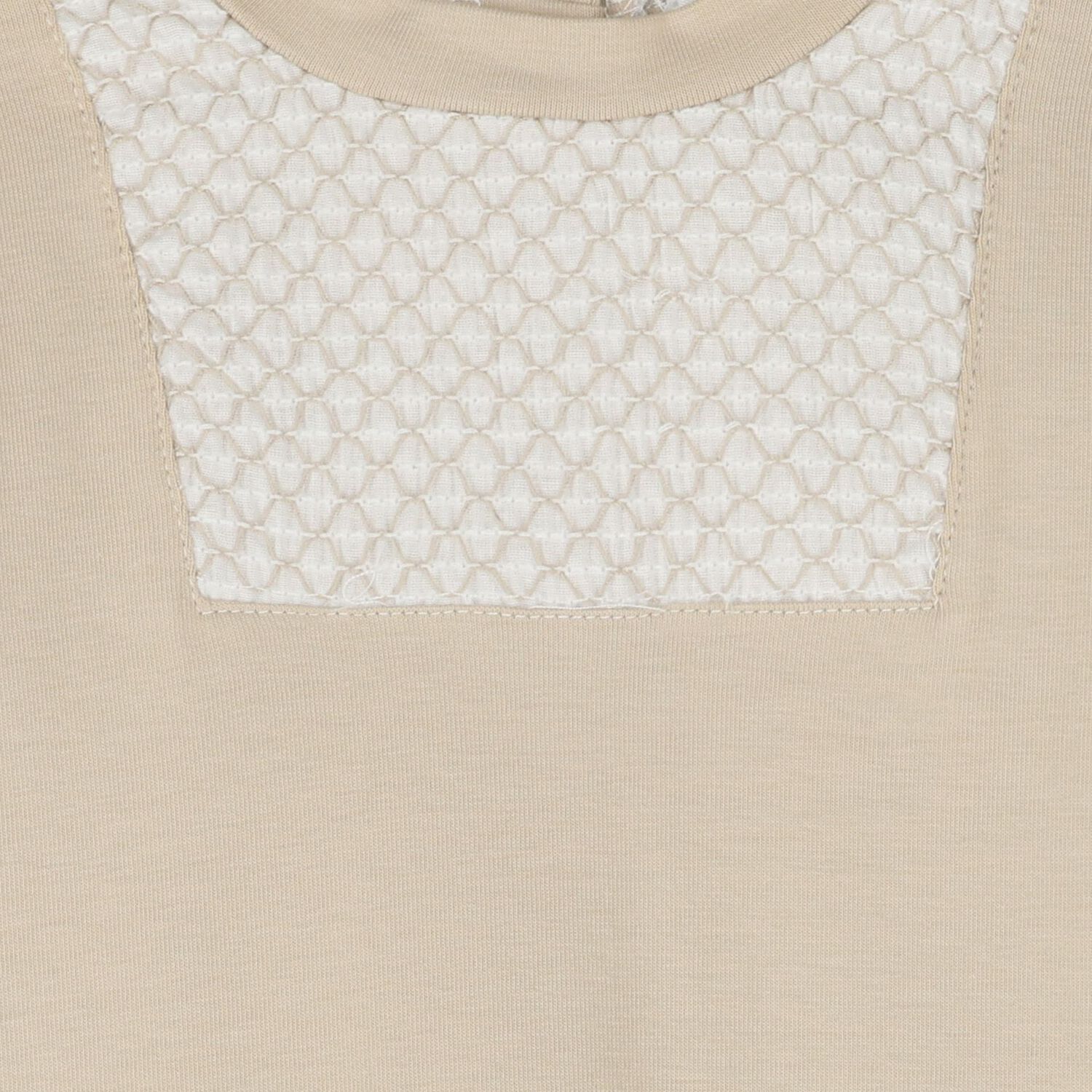 Beige Smocked Babygrow Gift Set, 1, hi-res