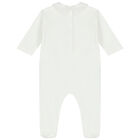 Ivory Rabbit Babygrow, 1, hi-res