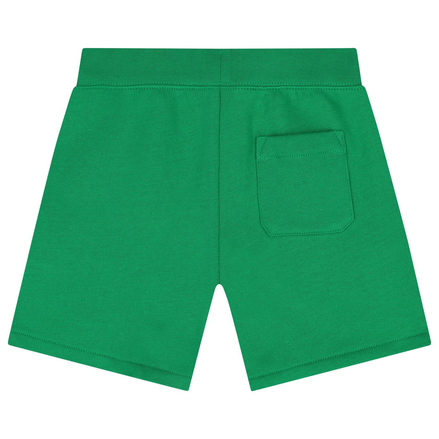 Boys Green Logo Shorts, 1, hi-res