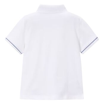 Boys White Polo Shirt