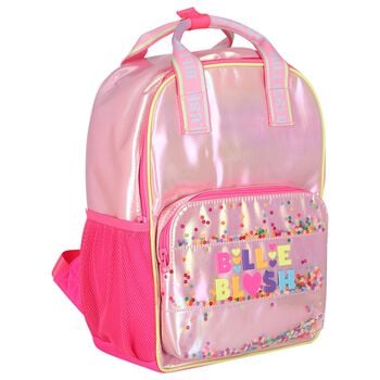Girls Pink Logo Backpack ( 35cm )