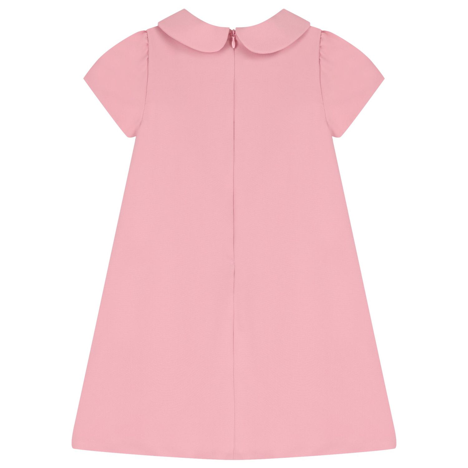 Girls Pink Bow Dress, 2, hi-res
